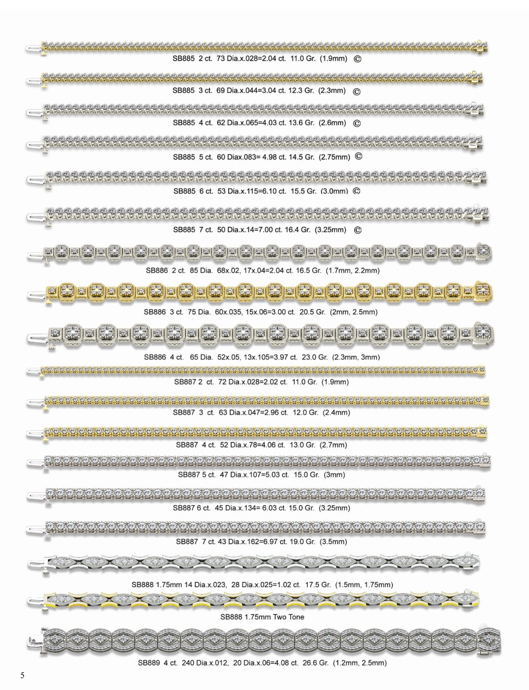 JB01PG2 THERE IS OVER 1668 LADIES BRACELET TO CHOOSE FROM