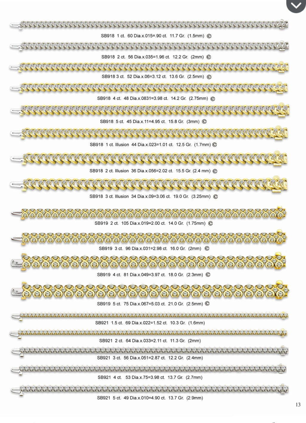 JB01PG2 THERE IS OVER 1668 LADIES BRACELET TO CHOOSE FROM