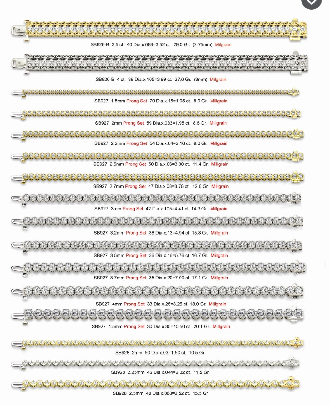 JB01PG2 THERE IS OVER 1668 LADIES BRACELET TO CHOOSE FROM