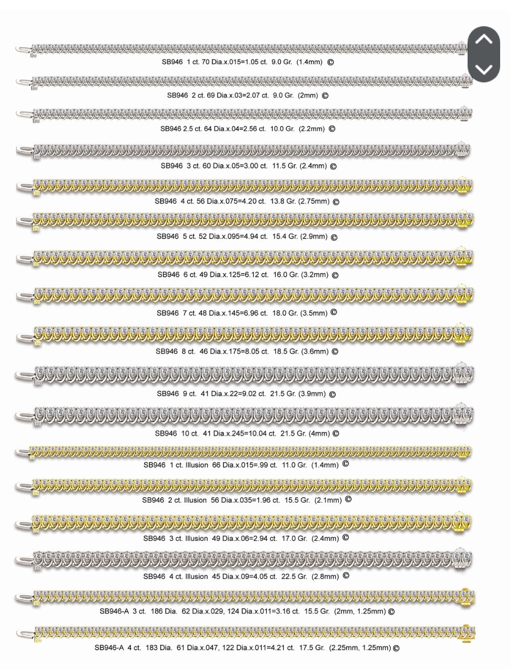 JB01PG2 THERE IS OVER 1668 LADIES BRACELET TO CHOOSE FROM