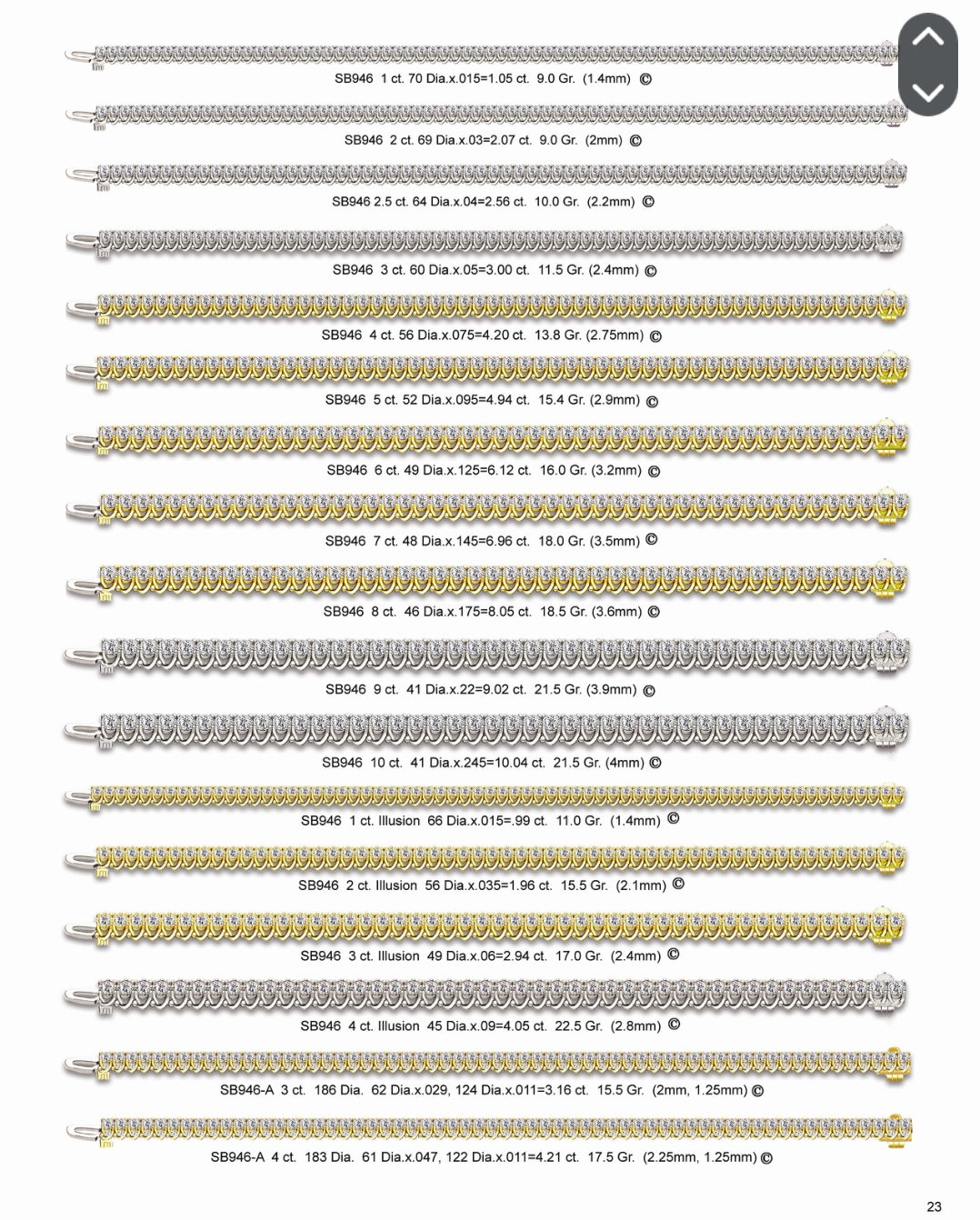 JB01PG2 THERE IS OVER 1668 LADIES BRACELET TO CHOOSE FROM