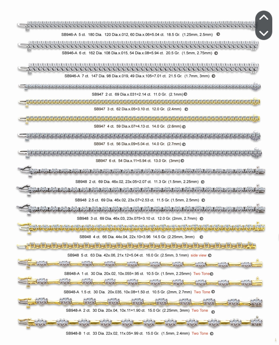 JB01PG2 THERE IS OVER 1668 LADIES BRACELET TO CHOOSE FROM