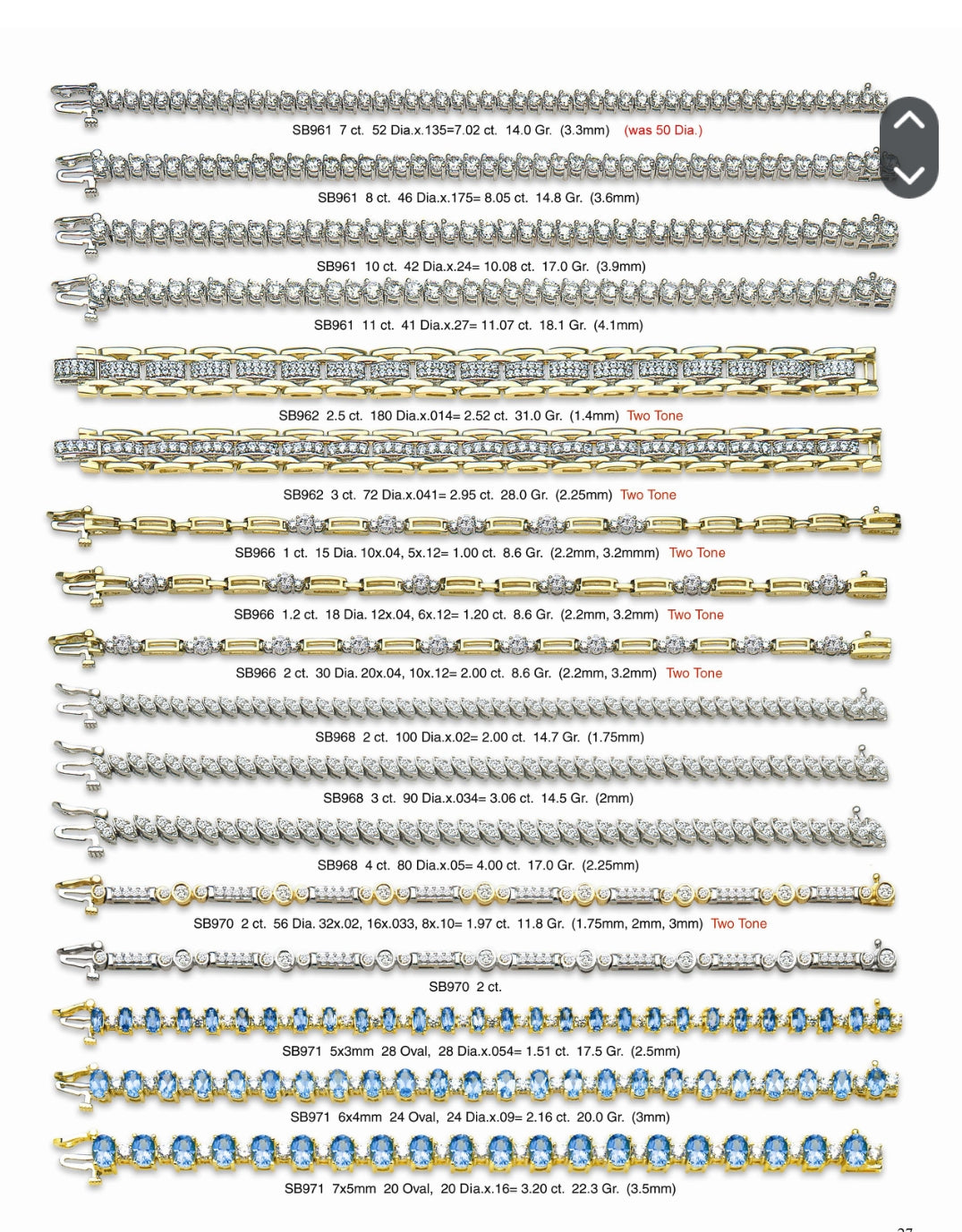 JB01PG2 THERE IS OVER 1668 LADIES BRACELET TO CHOOSE FROM