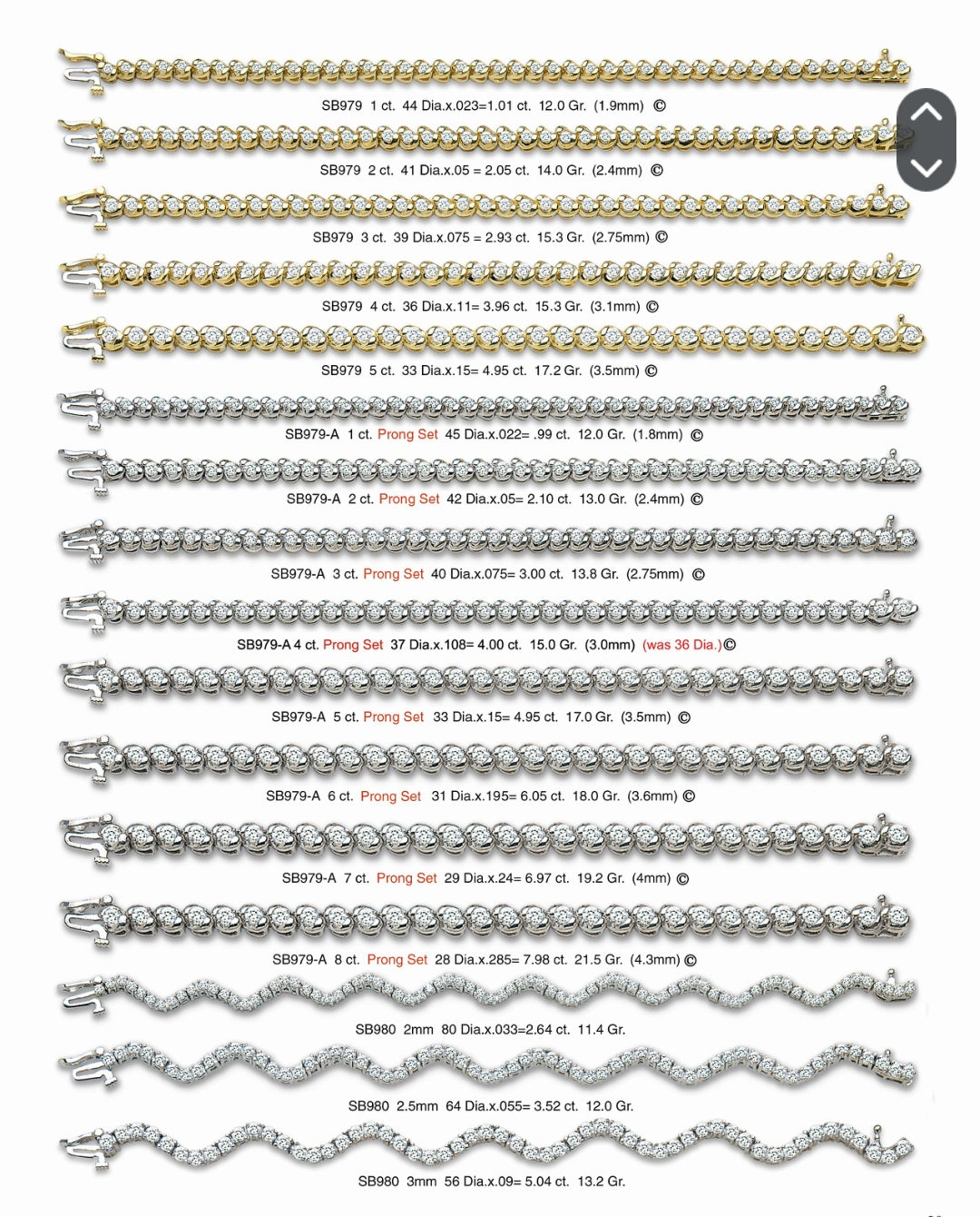JB01PG2 THERE IS OVER 1668 LADIES BRACELET TO CHOOSE FROM