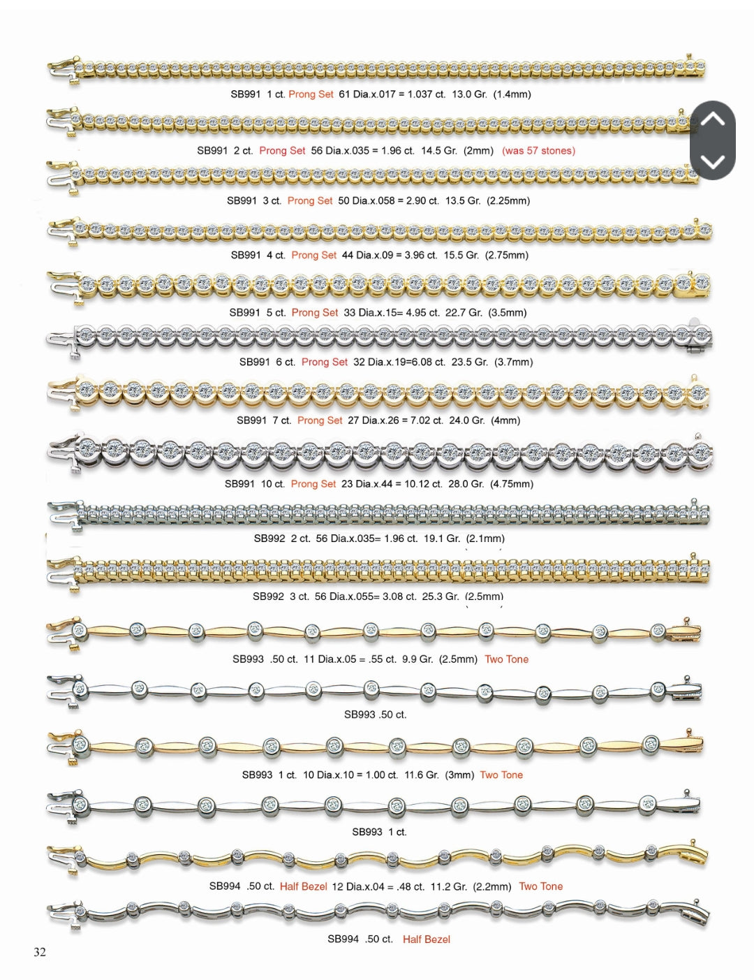 JB01PG2 THERE IS OVER 1668 LADIES BRACELET TO CHOOSE FROM
