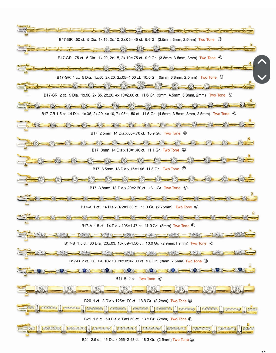 JB01PG2 THERE IS OVER 1668 LADIES BRACELET TO CHOOSE FROM