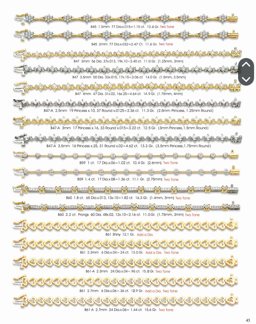 JB01PG2 THERE IS OVER 1668 LADIES BRACELET TO CHOOSE FROM