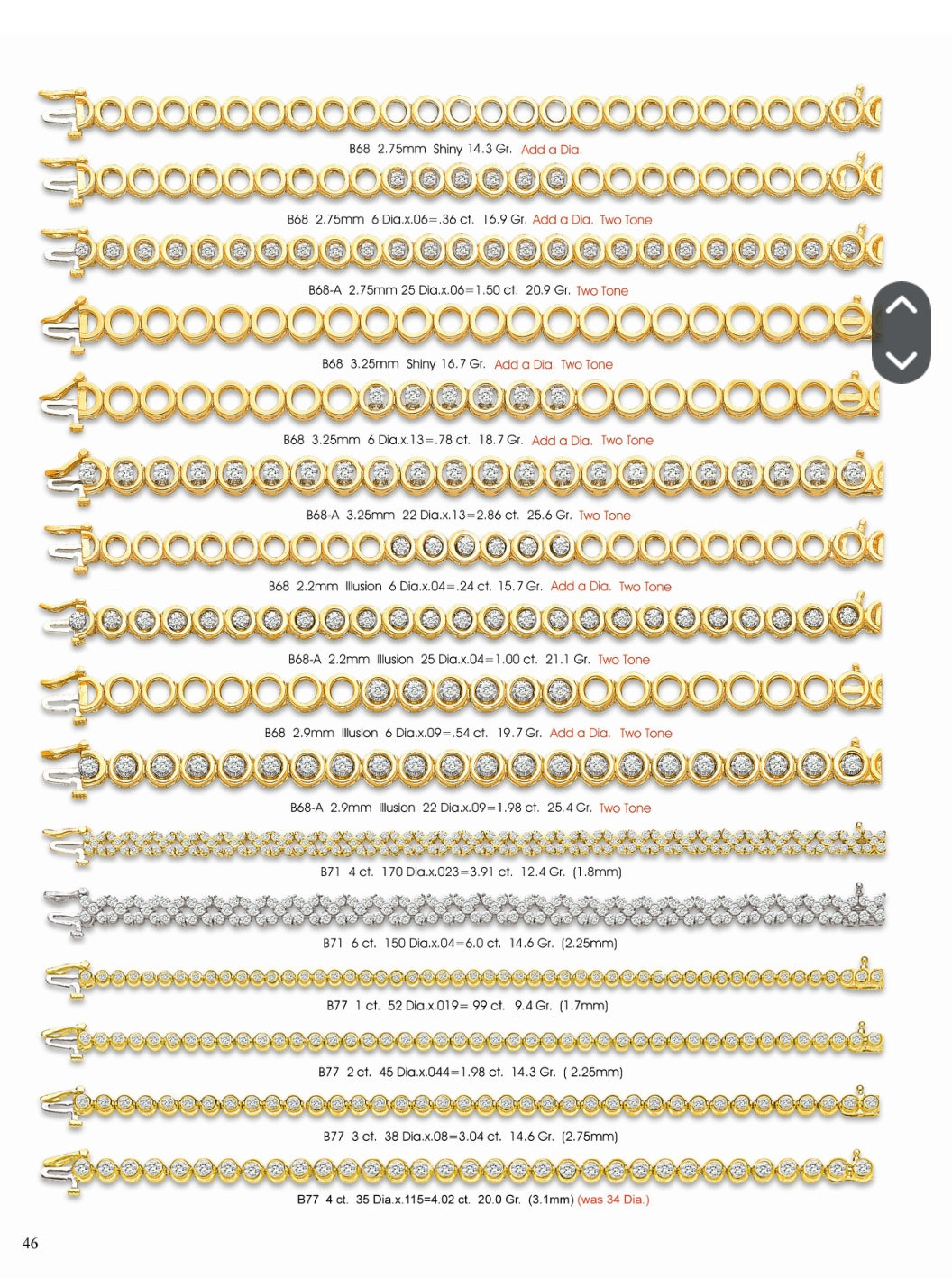 JB01PG2 THERE IS OVER 1668 LADIES BRACELET TO CHOOSE FROM