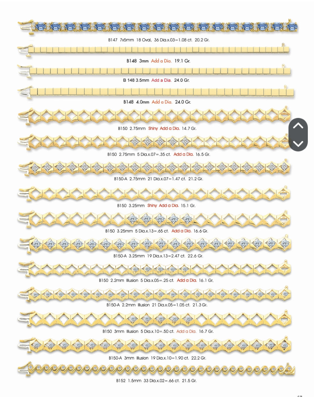 JB01PG2 THERE IS OVER 1668 LADIES BRACELET TO CHOOSE FROM