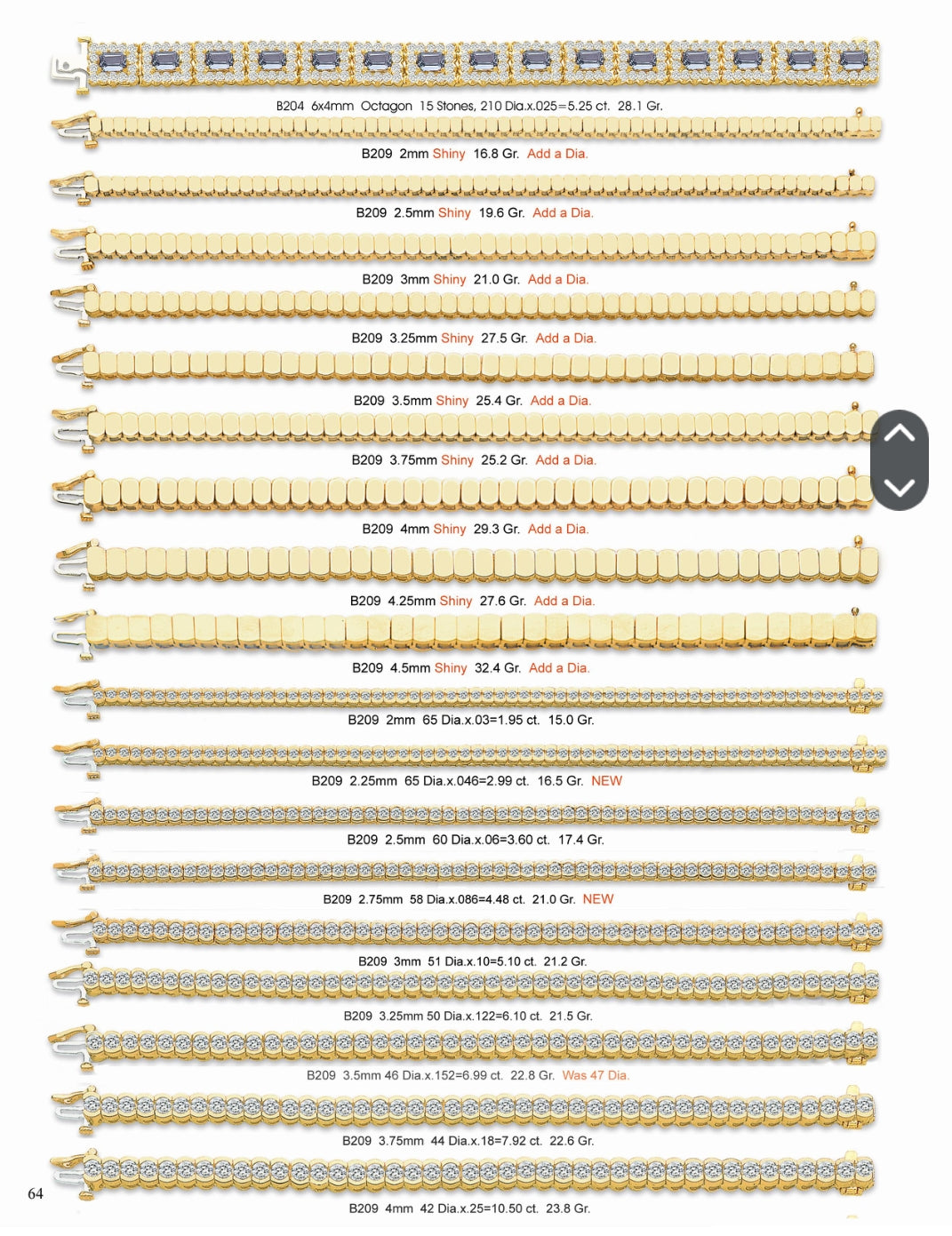 JB01PG2 THERE IS OVER 1668 LADIES BRACELET TO CHOOSE FROM