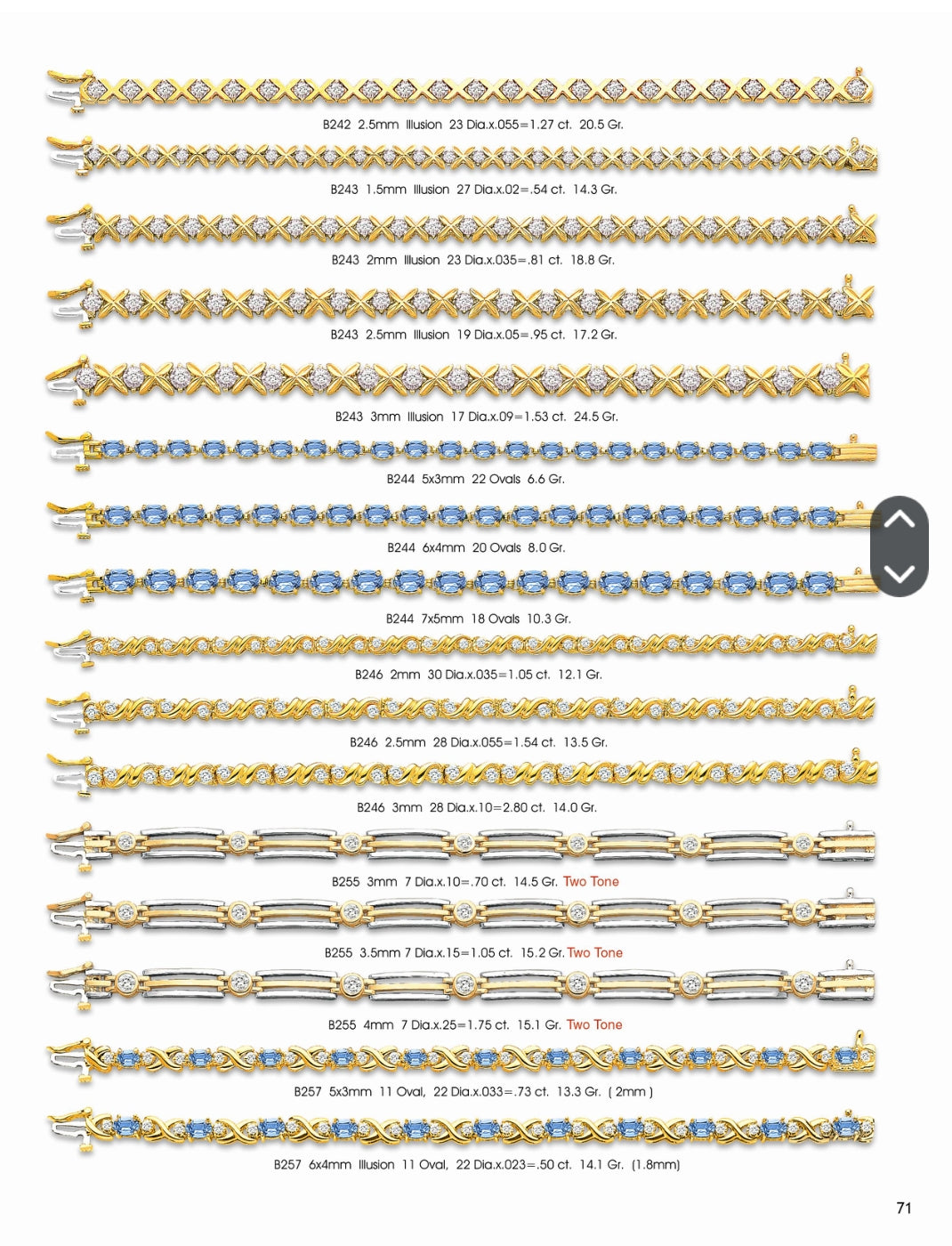 JB01PG2 THERE IS OVER 1668 LADIES BRACELET TO CHOOSE FROM