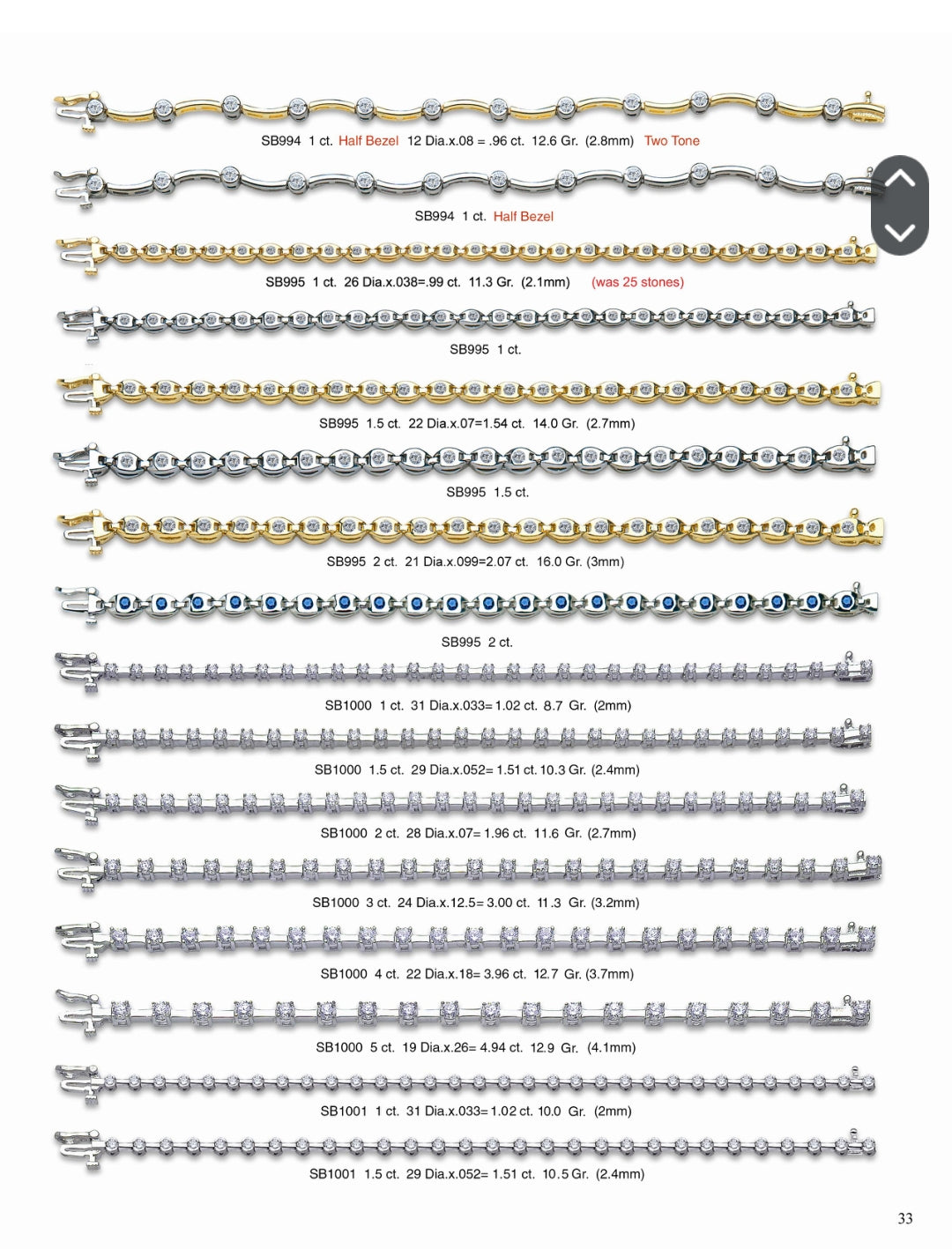 JB01PG2 THERE IS OVER 1668 LADIES BRACELET TO CHOOSE FROM