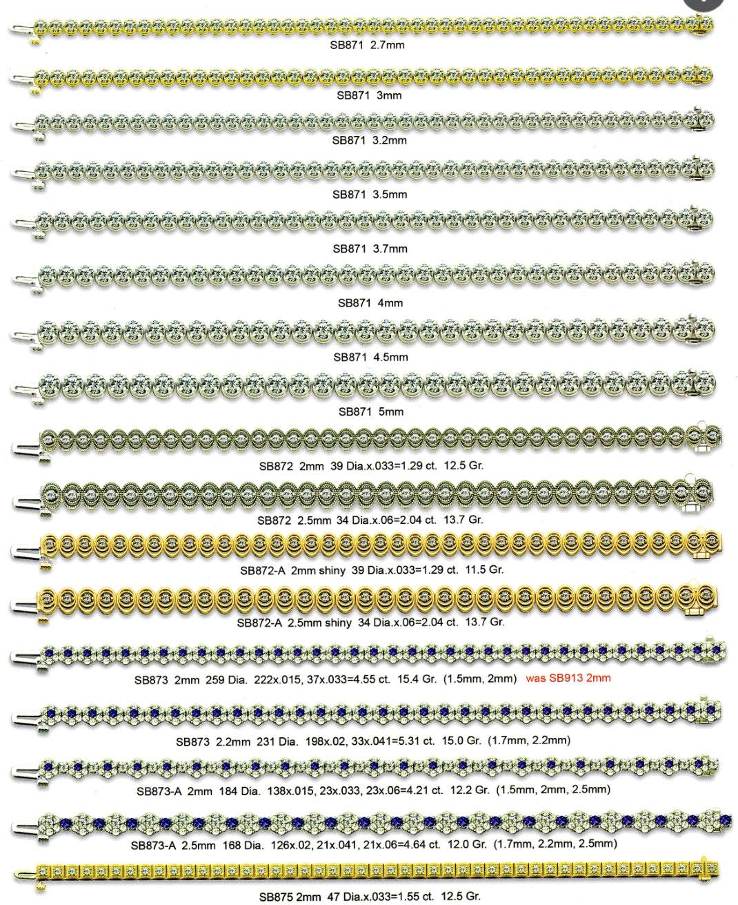 JB01PG2 THERE IS OVER 1668 LADIES BRACELET TO CHOOSE FROM