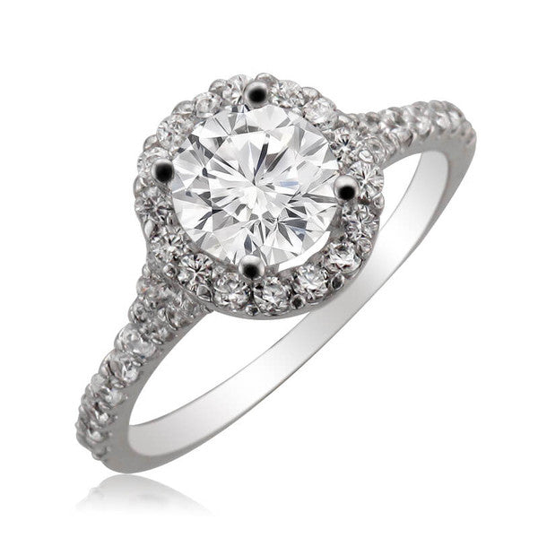 JB:RM979 10KT White Gold Engagement Ring