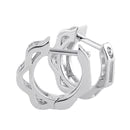 JB:SEZ893 All products Sterling Silver 8.0mm x 3.0mm Curvy C...