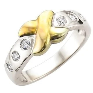 JBRM2003 Two Tone 10kt Wedding Band