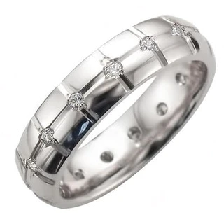 JBRM2018 Two Tone 10kt Wedding Band