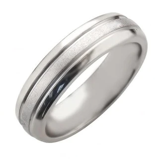 JBRM2025 10kt White Gold Wedding Band
