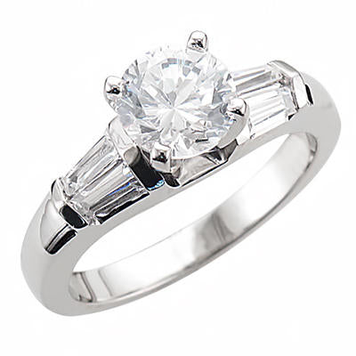 JBRM186.00 10kt White Gold Engagement Ring Set