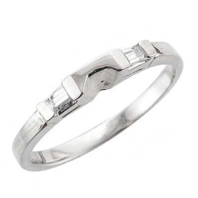 JBRM188 White Gold Engagement Ring Set