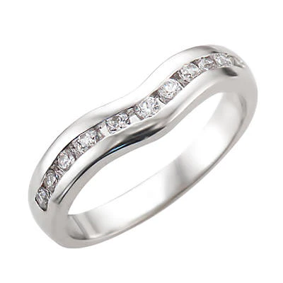 JBRM201 10 kt White Gold Engagement Ring Set