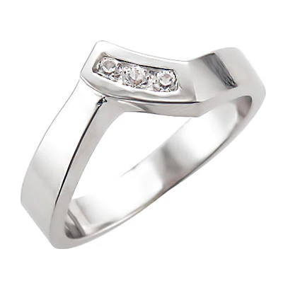JBRM210 10kt White Gold Engagement Ring Set