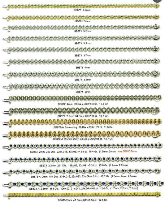 JB01PG2 THERE IS OVER 1668 LADIES BRACELET TO CHOOSE FROM