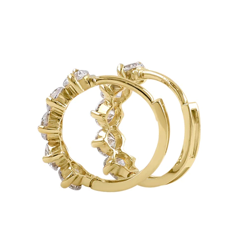 JB:OEZ299 All products     Solid 14K Yellow Gold 11.5mm x 4.5mm ...