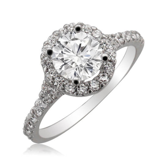 JB:RM979 10KT White Gold Engagement Ring