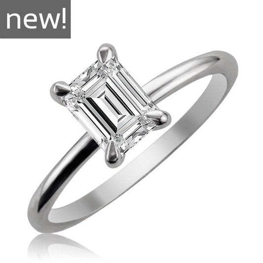 JBRM1065 10kt White Gold Engagement Ring