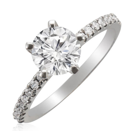JB:RM1059 10kt Gold Engagement Ring