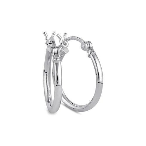 JB:SEP333  Sterling Silver 2.0MM x 20MM Hoop Ear...