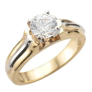 JBRM138 Two Tone10kt Gold Engagement