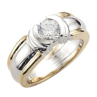 JBRM174 Two Tone Engagement/Wedding Ring