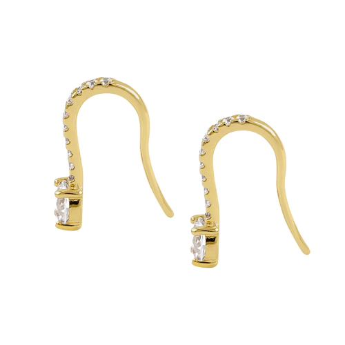 JB:OEZ331 All products Solid 14K Yellow Gold Elegant Round C...