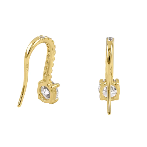 JB:OEZ331 All products Solid 14K Yellow Gold Elegant Round C...