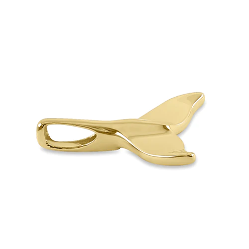 JB:OPP420 Solid 14K Yellow Gold Jumping Dolphins Pendant