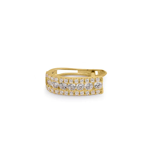 JB:OEZ127 All products Solid 14K Yellow Gold 4.5mm x 12.5mm ...