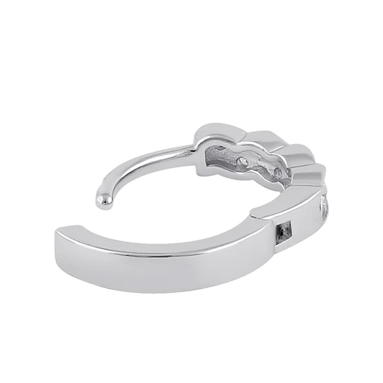 JB:SEZ899   Sterling Silver 10mm x 3mm Celtic Twi...