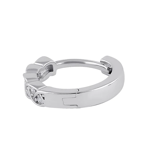 JB:SEZ899   Sterling Silver 10mm x 3mm Celtic Twi...