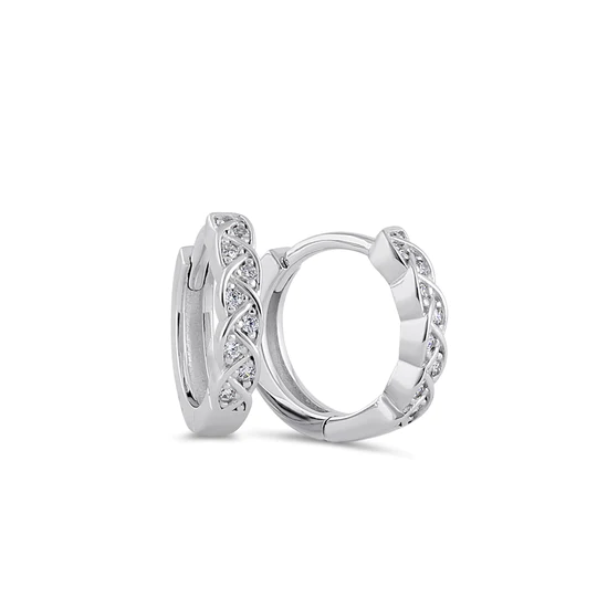 JB:SEZ899   Sterling Silver 10mm x 3mm Celtic Twi...