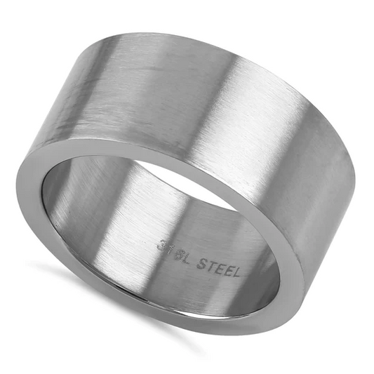 JB:TRK047 Stainless Steel 10MM Band Ring