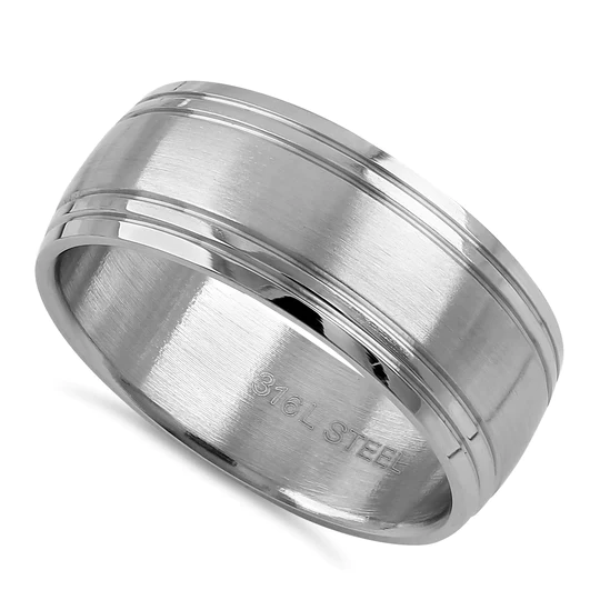 JB:TRK054 Stainless Steel Wedding Band Ring