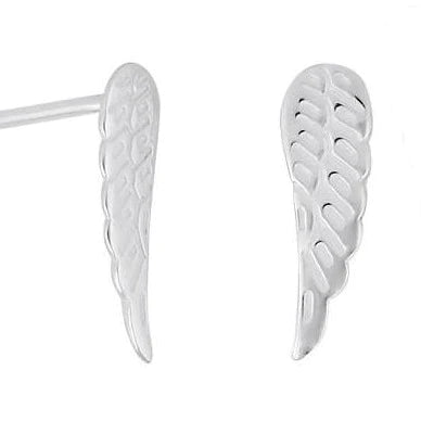JB:SEP358 Silver Wing Earrings