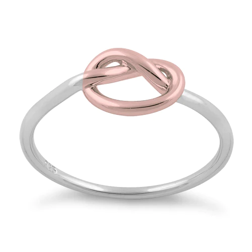 JB:SRP1313 products Sterling Silver Two Tone Rose Gold Pl... All