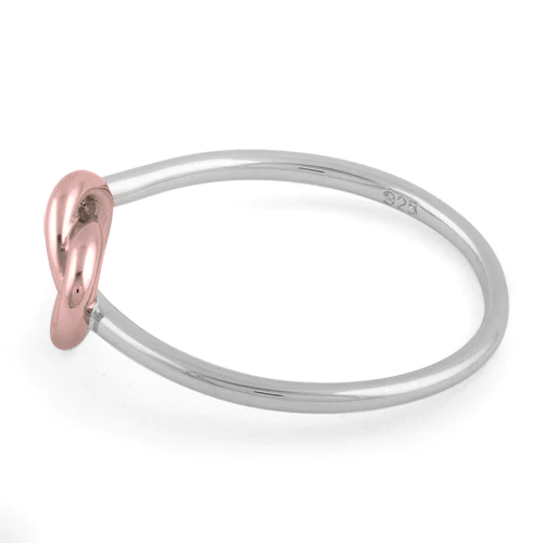 JB:SRP1313 products Sterling Silver Two Tone Rose Gold Pl... All