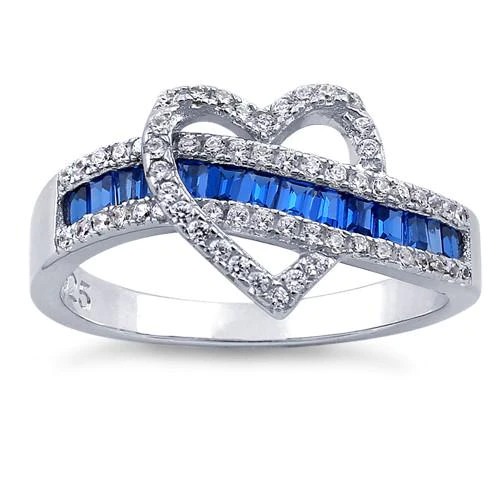 sterling-silver-exotic-heart-blue-sapphire-cz-ring