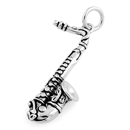 JB:SPP839 Sterling Silver Saxophone Pendant