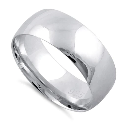 JB:SRP911 Sterling Silver Wedding Band 6mm