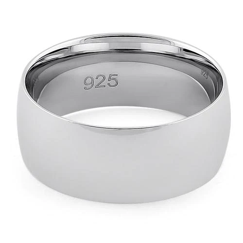 JB:SRP913 Sterling Silver Wedding Band 8mm